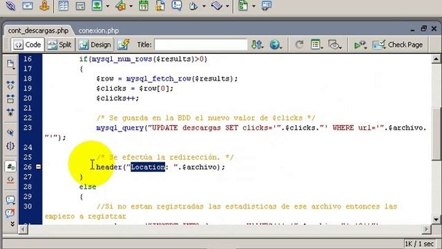 Contador de descargas o clicks con PHP - Parte 2 смотреть онлайн