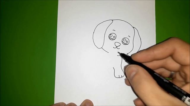 Как нарисовать СОБАКУ? Лёгкие рисунки для начинающих Рисунки для срисовки смотреть онлайн