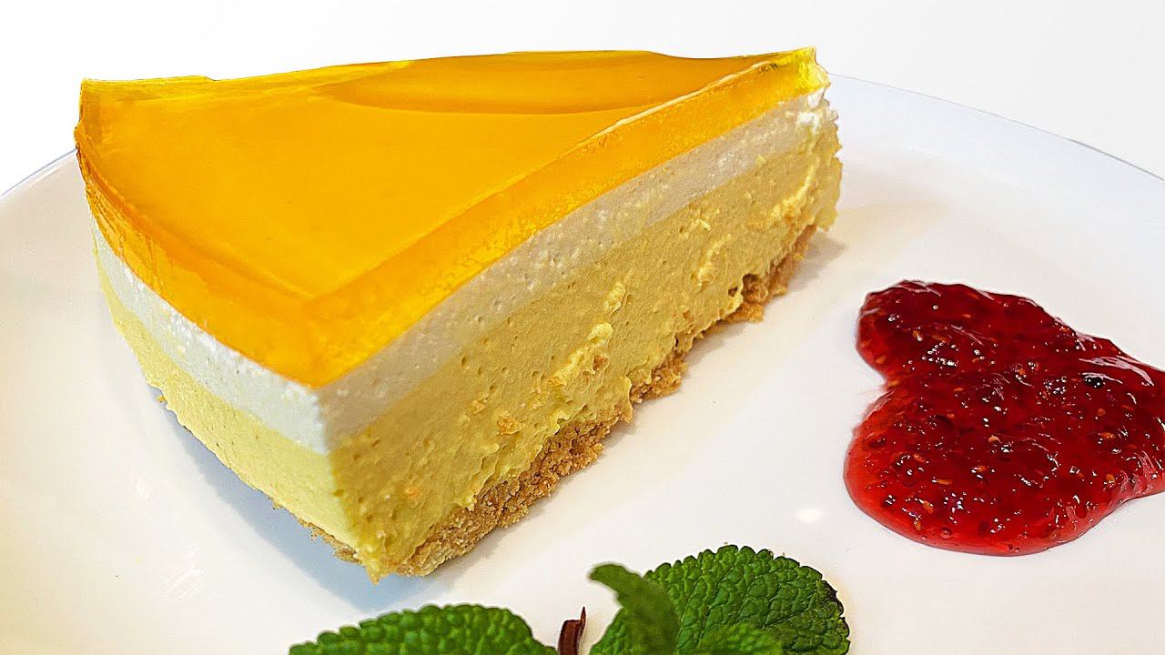 ЧИЗКЕЙК без выпечки с манго !! Готовим сами! смотреть онлайн