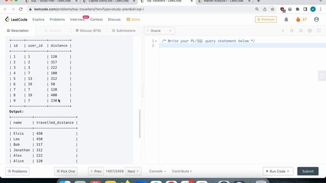 DAY 9 || 1407. Top Travellers || SQL SERIES || LeetCode || Oracle SQL смотреть онлайн