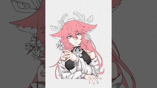 [Speed Painting] Genshin Impact Yae Miko смотреть онлайн