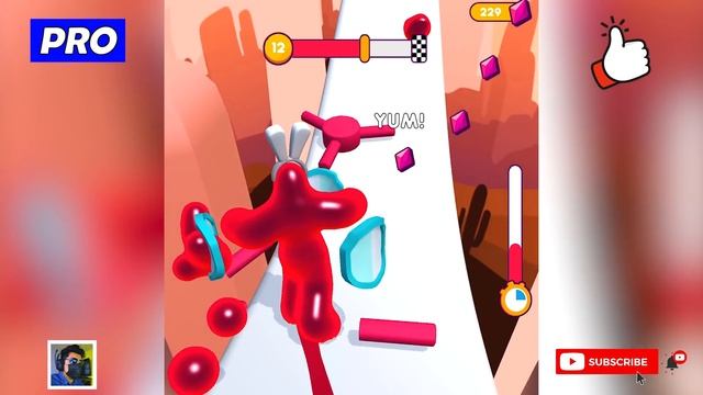 Blob Runner 3D - NOOB vs PRO vs HACKER vs GOD смотреть онлайн