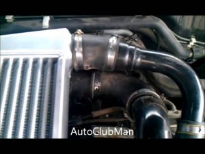 Тестовый интеркулер для Ниссан Патрол с ЗД30