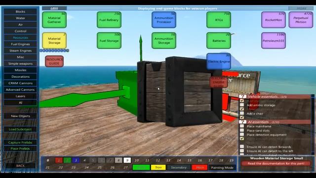 Basic From The Depths Tutorial on Steam, Fuel and Electric Engines! смотреть онлайн