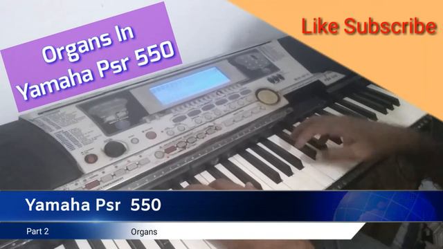 Yamaha Psr 550|Preset Sound Test|Organs In Psr 550 смотреть онлайн