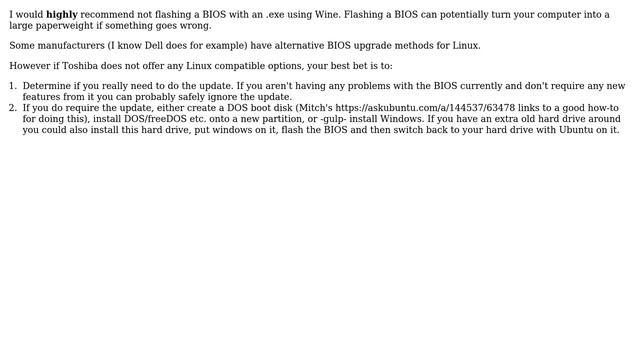 Ubuntu: How to flash a BIOS when only a Windows binary is provided? (4 Solutions!!) смотреть онлайн