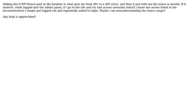 Wordpress: WP REST API create post authentication issue смотреть онлайн