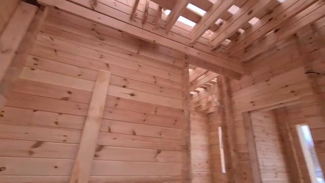 Строительство дома зимой. Этапы строительства. Технология двойной брус смотреть онлайн