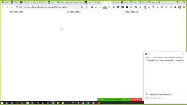 #9 Bootstrap Tutorial Arabic | Grid System | Media Query | شرح بوتسراب смотреть онлайн