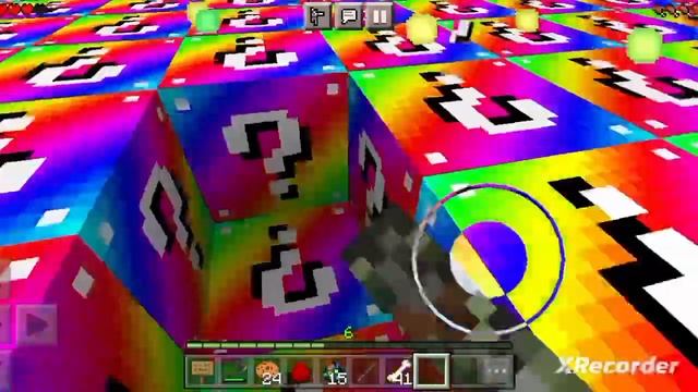 майнкрафт!Но мир состоит только из лаки блоков! смотреть онлайн