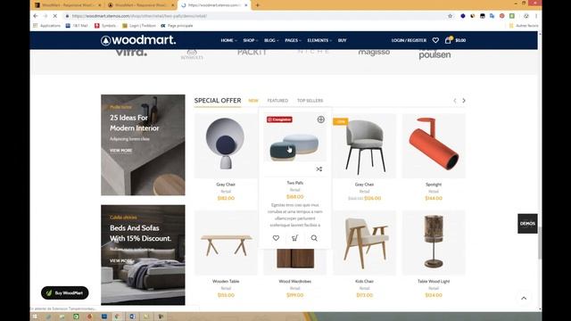 E-commerce WoodMart: excellent thème WooCommerce pour site de vente en ligne WordPress смотреть онлайн