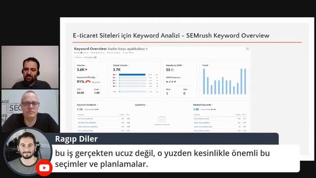 eTicaret Siteleri İçin SEO Rehberi - Mert Erkal'la Canlı Yayın смотреть онлайн