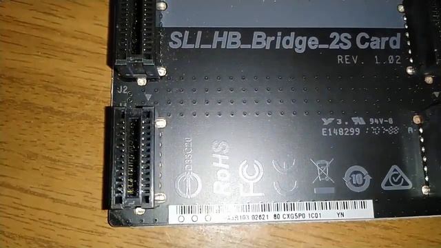 Мост SLI Nvidia ASRock HB Bridge SLI HB Bridge 2S Card смотреть онлайн
