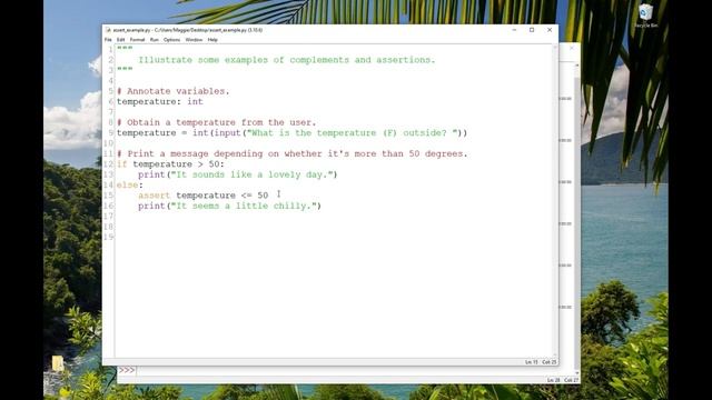 Complements, asserts, Boolean vars, and the not operator Problem Solving w/Python Ch 3 Lecture 4 смотреть онлайн
