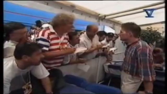 Йос Ферстаппен. Возгорание на Гран при Германии 1994. Полное видео HD смотреть онлайн
