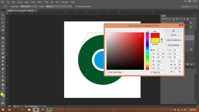 How To Create Google Chrome Logo in Photoshop - Logo Tutorials смотреть онлайн