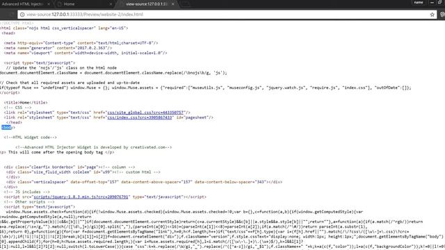 Creativated: Advanced HTML Injector Widget for Adobe Muse смотреть онлайн