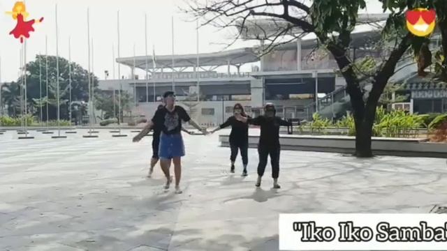 Line Dance Iko Iko Samba // Choreo by Chika & Mamek. смотреть онлайн