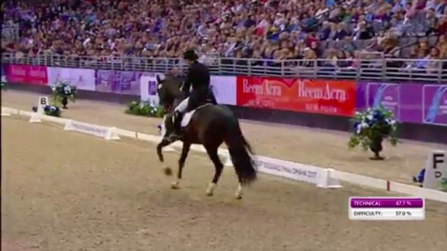 Инесса Меркулова На Мистер Х Финал Кубка мира FEI по выездке 2017. смотреть онлайн