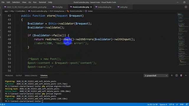 10 Soft Deletes and Scopes смотреть онлайн