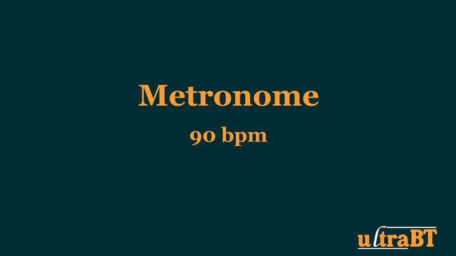 Metronome 90 bpm смотреть онлайн