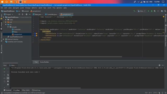 JFoenix Java FXML Tutorial - #07 Learn More JFXInputField with Validation JavaFX Application смотреть онлайн