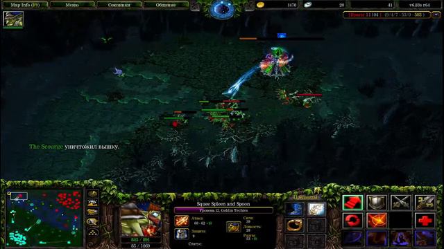 Dota 1 WarCraft 3 Gameplay  Techies