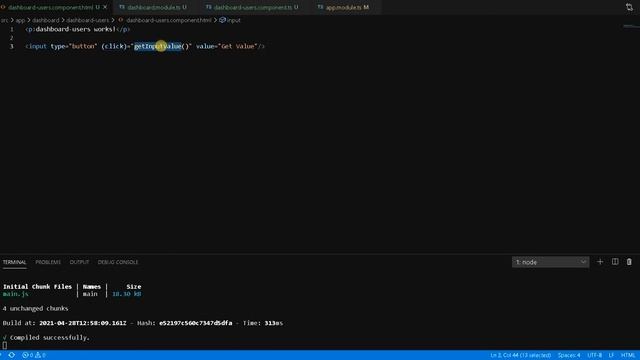 #9. Click Event | How to handle click event in angular | Angular 11 tutorial смотреть онлайн