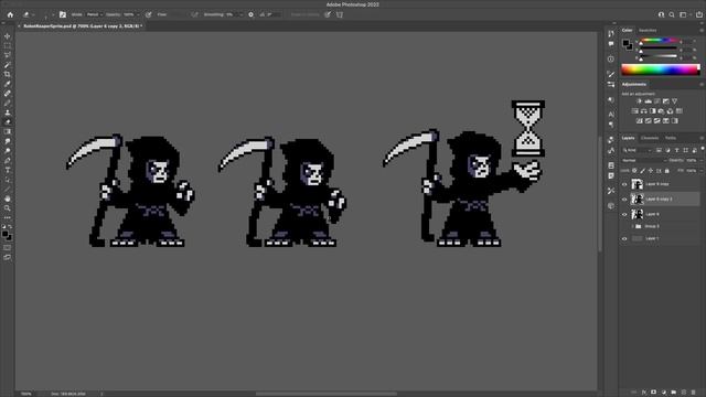 Making ‘Robot Reaper’ as a Neo Geo Pocket sprite | Pixel Art Timelapse смотреть онлайн