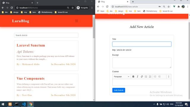 Realtime Blog System Using Laravel, Vue.js and pusher смотреть онлайн