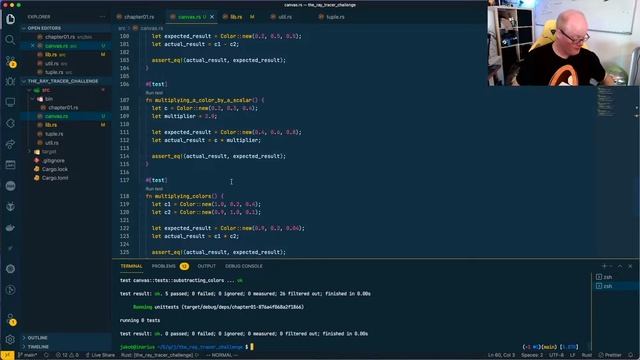 The Ray Tracer Challenge - 005 - Colors & Canvas - Chapter 02 - Part 1 смотреть онлайн