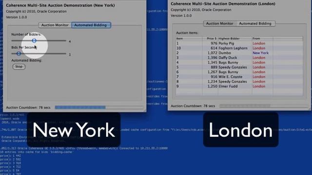 The Coherence Incubator - Push Replication Pattern - Auction Site Demo смотреть онлайн