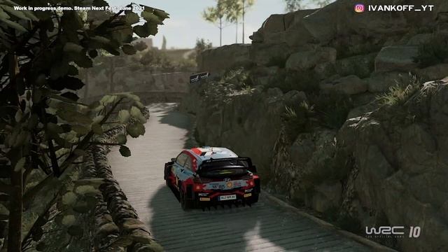 WRC 10 ➤ Риудеканйес участок ➤ Rally Spain ➤ i20 смотреть онлайн