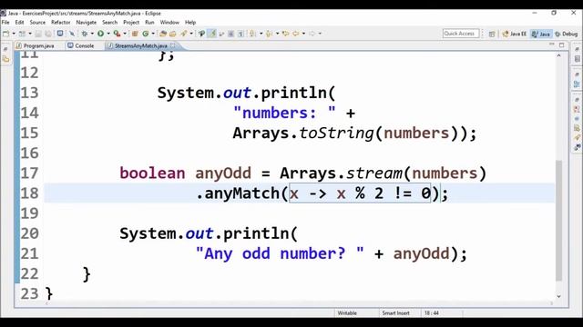 streams any match in java смотреть онлайн