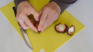 Как есть экзотические фрукты. Рамбутан. Чистим без ножа.