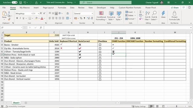 How to Insert Tick and Cross Symbols in Excel Cells - 9 Different Ways! смотреть онлайн
