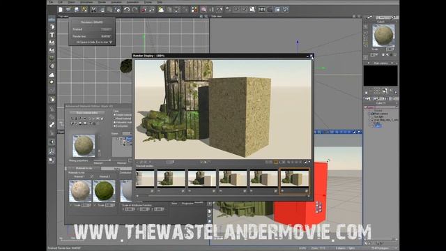 THE WASTELANDER MOVIE tutorial 1: creating a mossy concrete texture in vue смотреть онлайн
