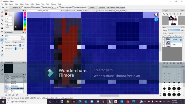 Making BlackHeart Bonnie Minecraft Skin смотреть онлайн