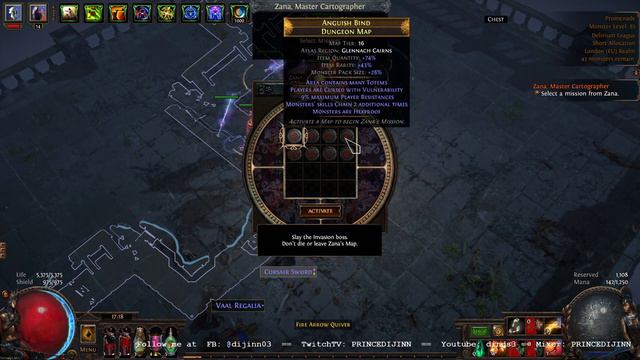SCION - Wave of Conviction - CoC Animated Guardian/Weapon Build - Delirium смотреть онлайн