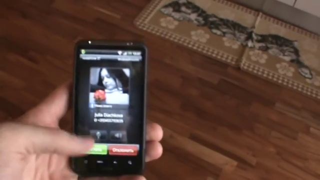 Обзор Диктофона в режима разговора HTC Desire HD смотреть онлайн