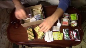 ОБЗОР Сухого пайка : армии РФ  ИРП 5 боевой, Меню 3