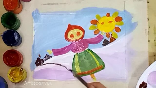 Рисуем Масленицу смотреть онлайн