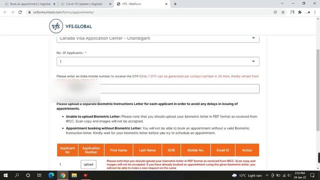 How to book Biometric appointment for Canada ?? in 2022 | VFS Global New Booking Update смотреть онлайн