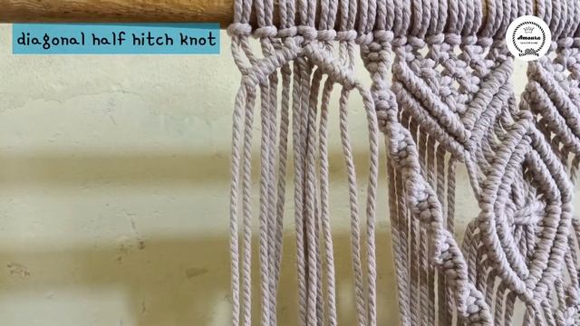 DIY Simple Macrame Wall Hanging. Easy Boho Macrame Wall Hanging tutorial смотреть онлайн