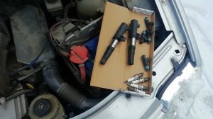 Лада Ларгус. Двигатель К4М. Троит на ХХ при прогретом двигателе.