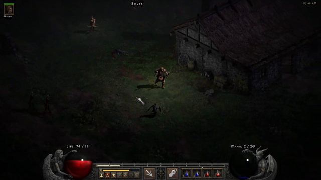 DIABLO 2 RESURRECTED Gameplay Walkthrough Act 1 Barbarian - No Commentary