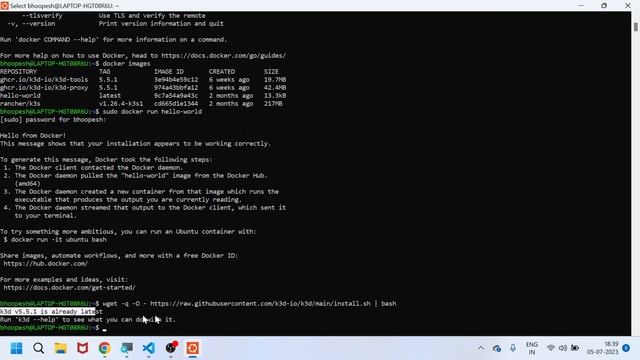 How to install Minikube on windows | How to install docker on Ubuntu | How to install wsl #devops смотреть онлайн