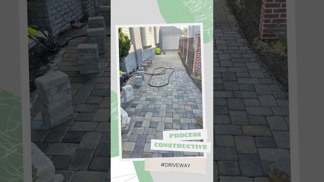 Amazing remodeling of the old concrete driveway for a new and very functional paver driveway смотреть онлайн