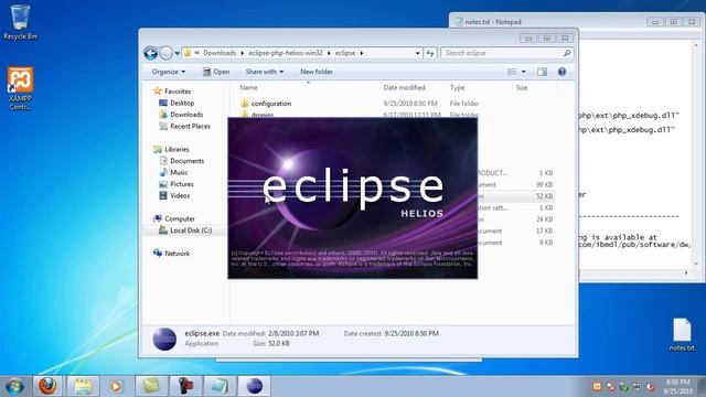 Setting up Xdebug 2.0.6-dev, XAMPP 1.7.3 and Eclipse PDT 2.2.0 on Windows смотреть онлайн