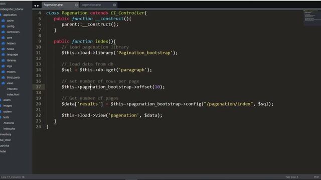 Codeigniter Pagination easiest way with Pagination Library смотреть онлайн